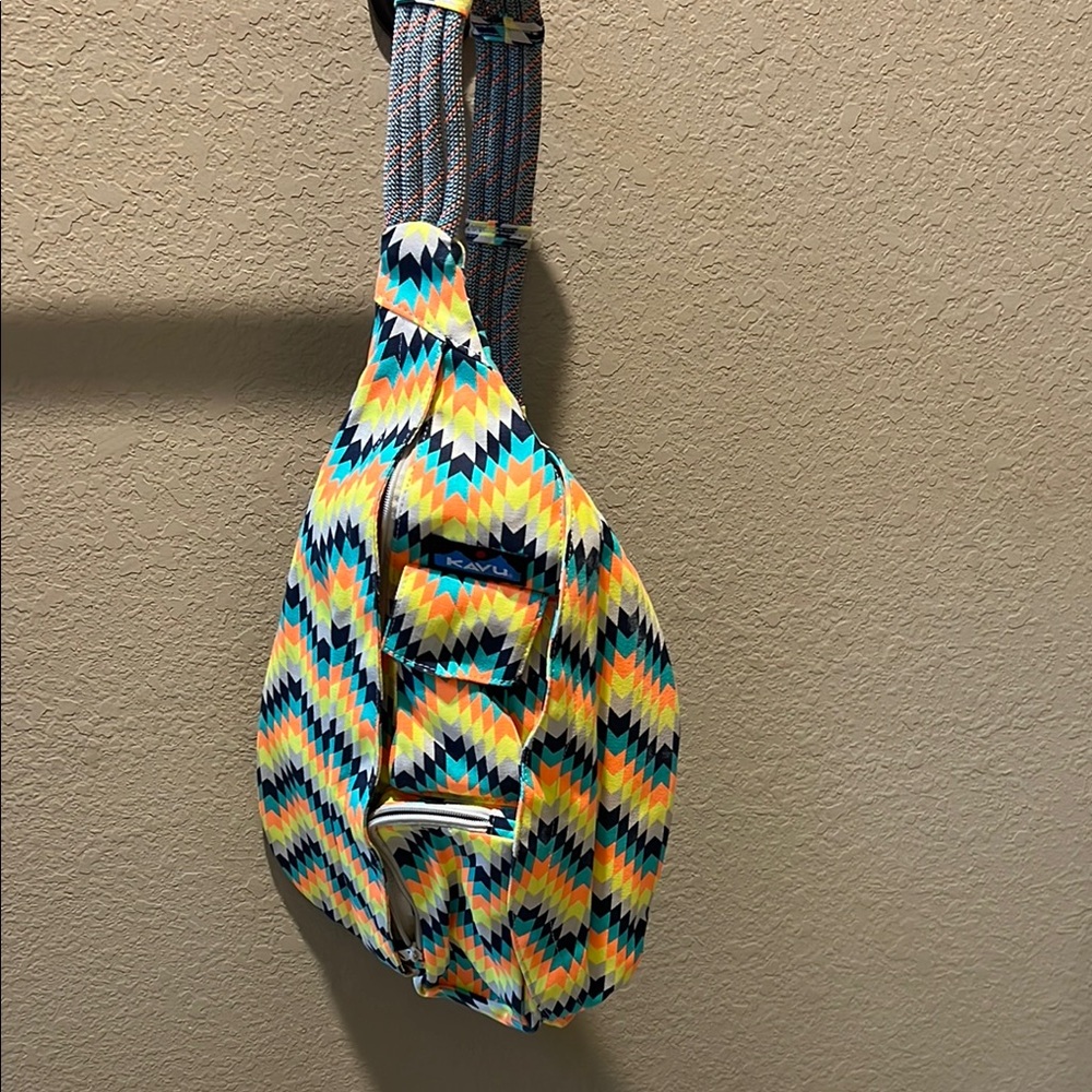 Kavu Crossbody Bag with Vibrant Pattern
